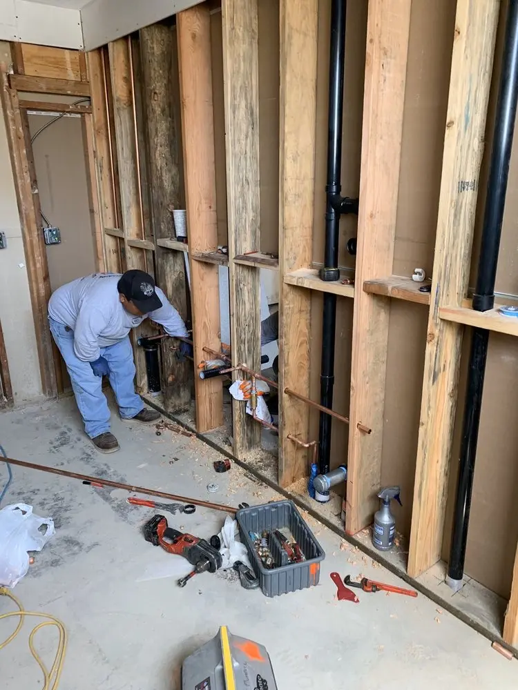 Commercial rough-in plumbing for Gas Line Repair in Crownridge of Texas